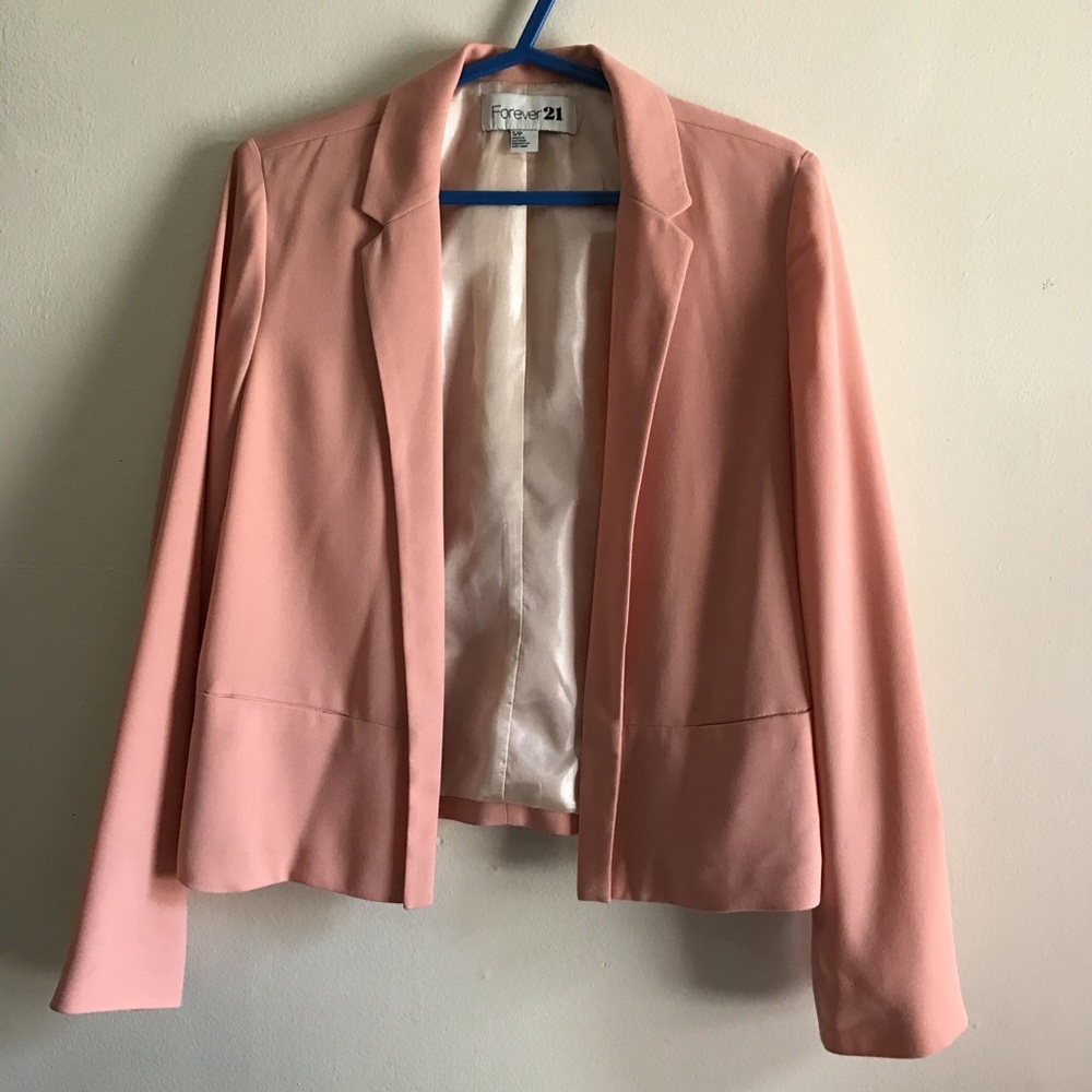 pink blazer
