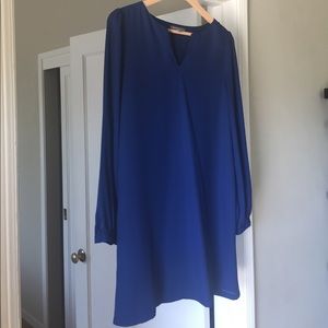 Tinley Road Navy Notch Neck A-Line Mini Dress