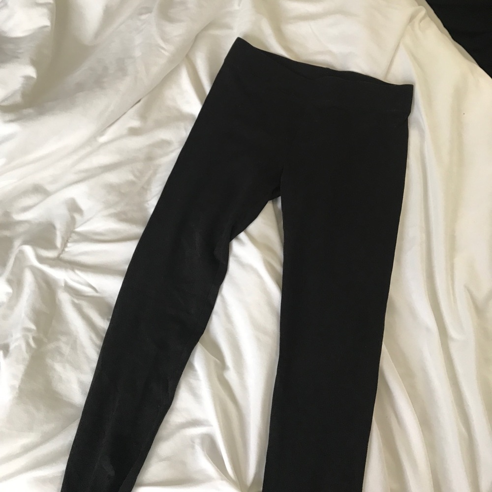 Black ankle length leggings