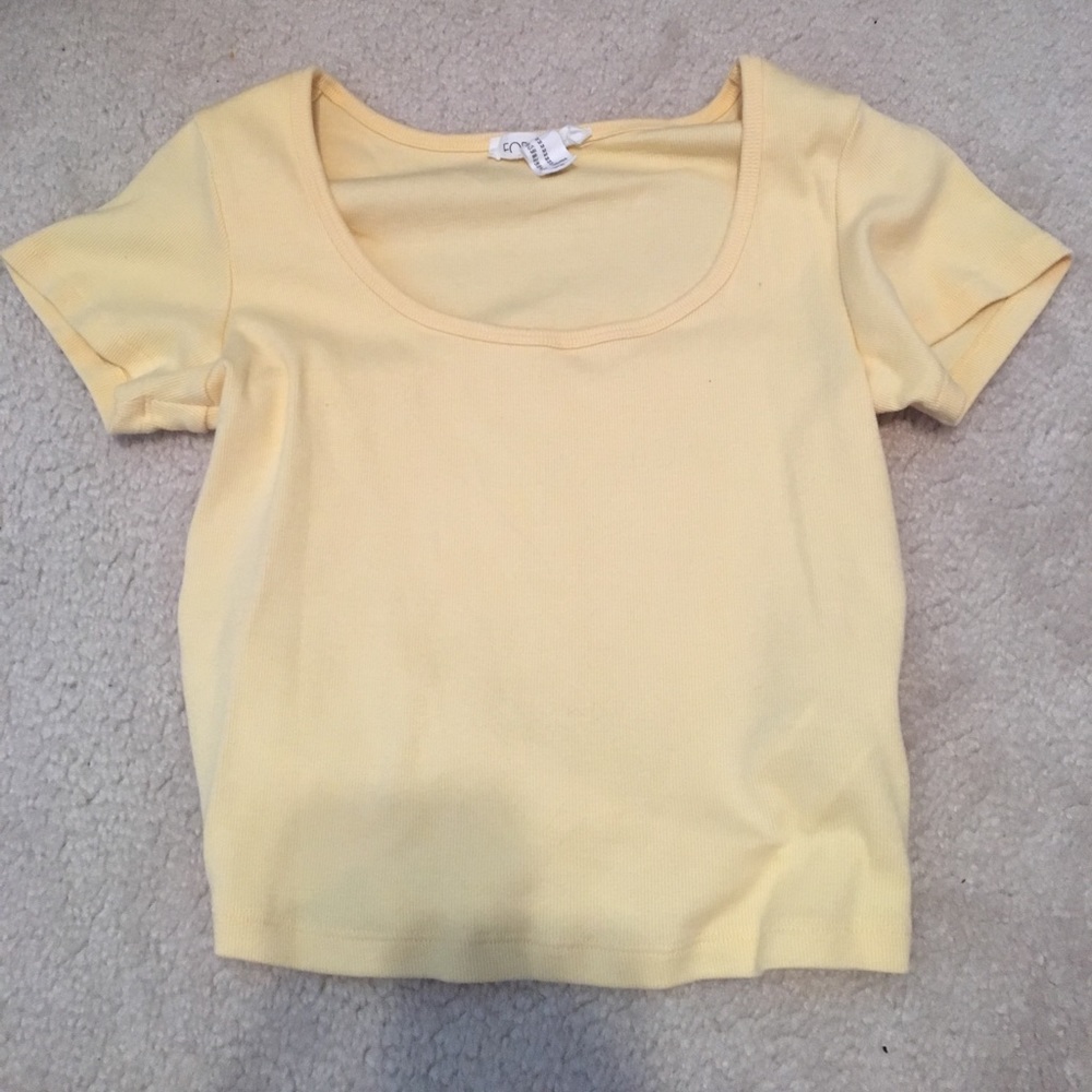 Yellow Crop Top