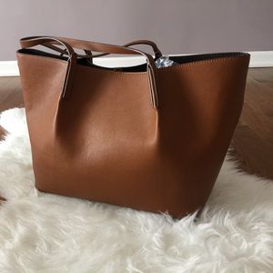 Zara Camel Tote Bag