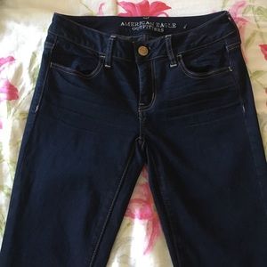 American Eagle dark wash jegging super stretch