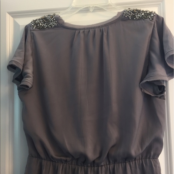 Banana Republic Silver Jeweled Dress - Picture 4 of 5