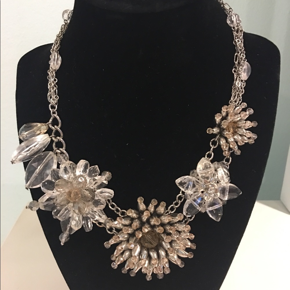 LOFT beaded statement necklace