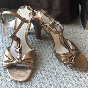 Max Studio Gold Heels - New Never Worn