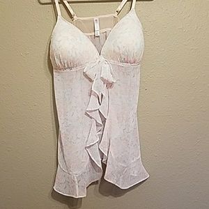 Floral printed lingerie