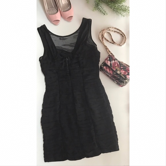 Forever 21 • Ruched Little Black Dress - Picture 7 of 8