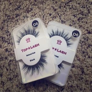 Natural Hair Black False Lashes 2-pack
