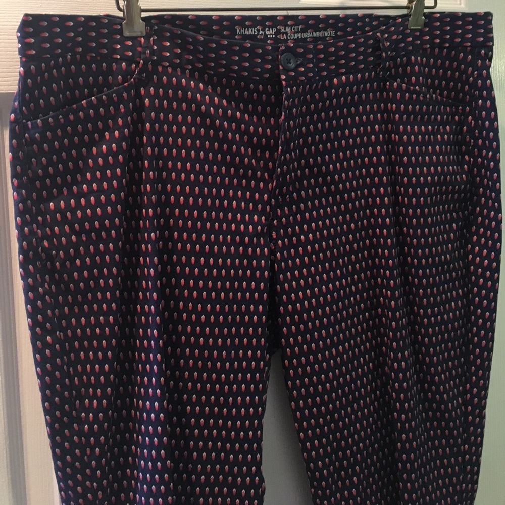 Navy Khakis, slim city by GAP