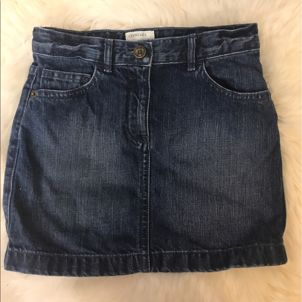 Crewcut jean skirt sz 8