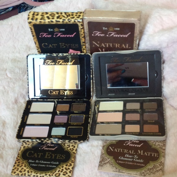 Too faced Cat Eyes and Natural Matte eye shadow!