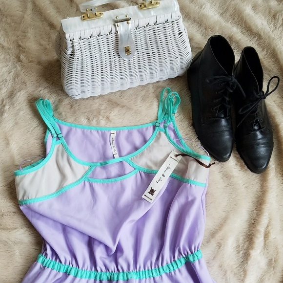 NWT Anthro Willow & Clay hi lo keyhole dress, M - Picture 4 of 5