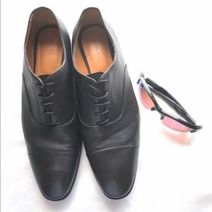 ZARA Black Leather Men Shoes