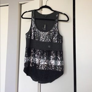 Express Sequin Tank Top