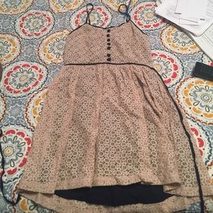 Beige forever21 dress. Worn once. Size med