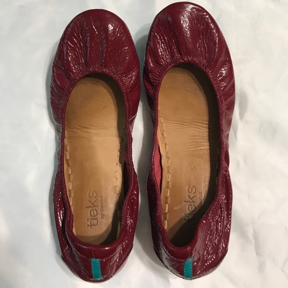 Ruby Red Tieks