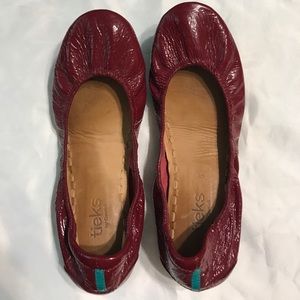 Ruby Red Tieks
