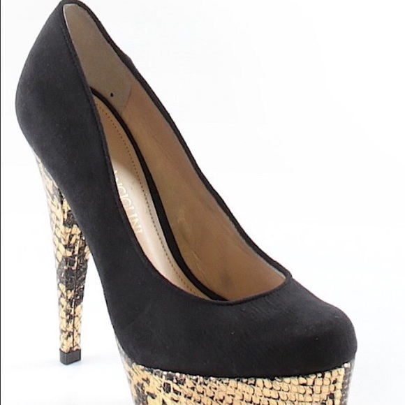 Enzo Angiolini🌸🌸Black Gold Pumps🌸Heels🌸 - Picture 2 of 5