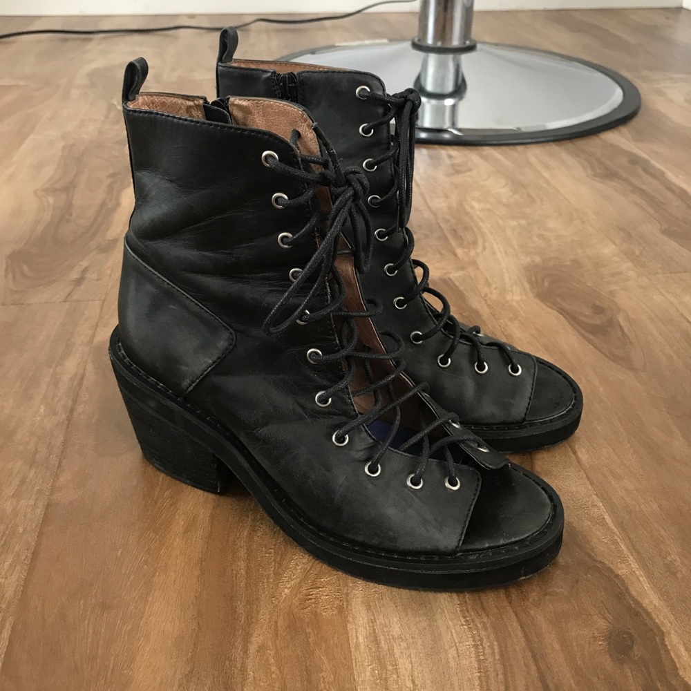 Jeffrey Campbell Havana lace up heels
