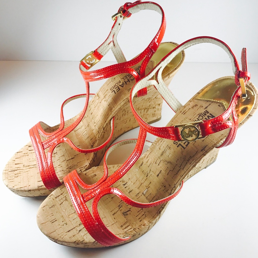 Michael Kors Wedge 4" Orange