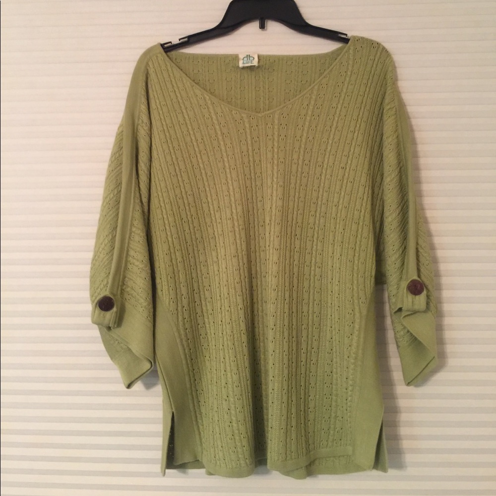 DBLIFE GREEN Knit top