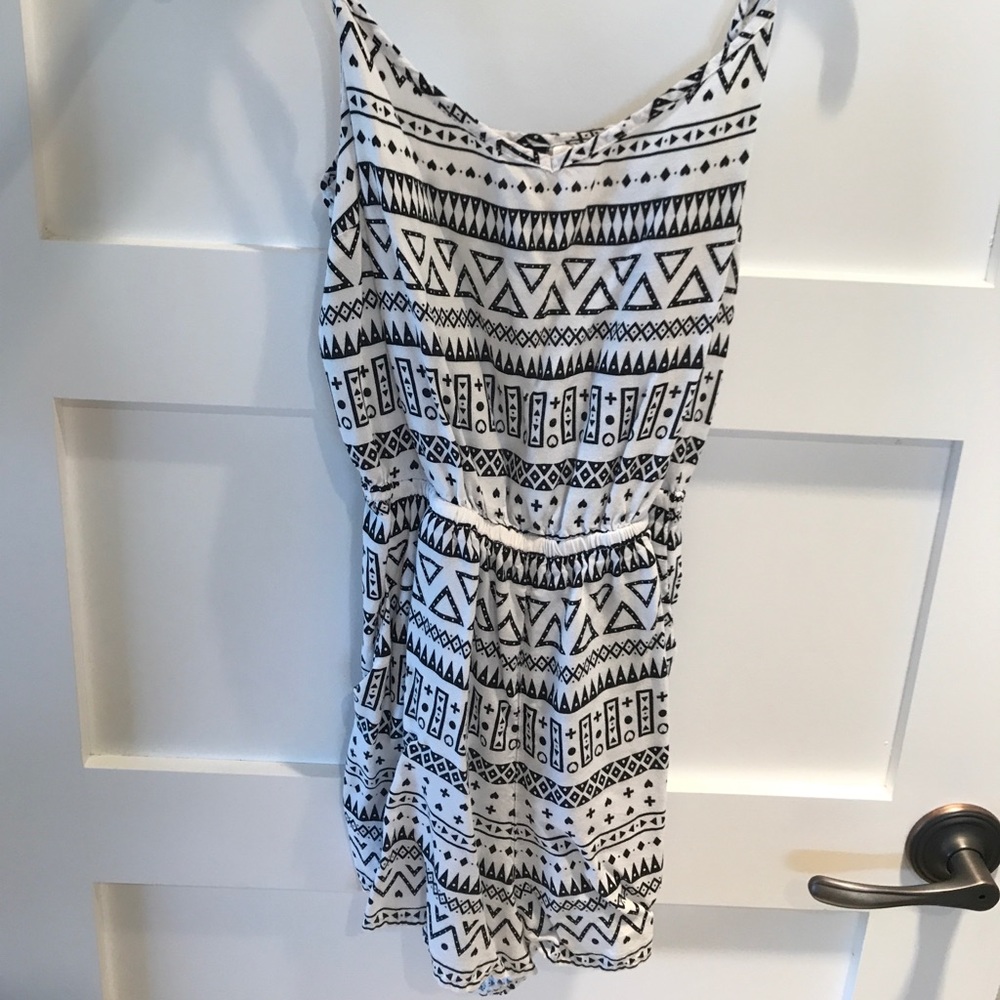 Aztec patterned romper