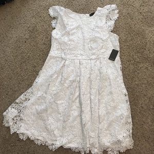 Scalloped Lace Dress