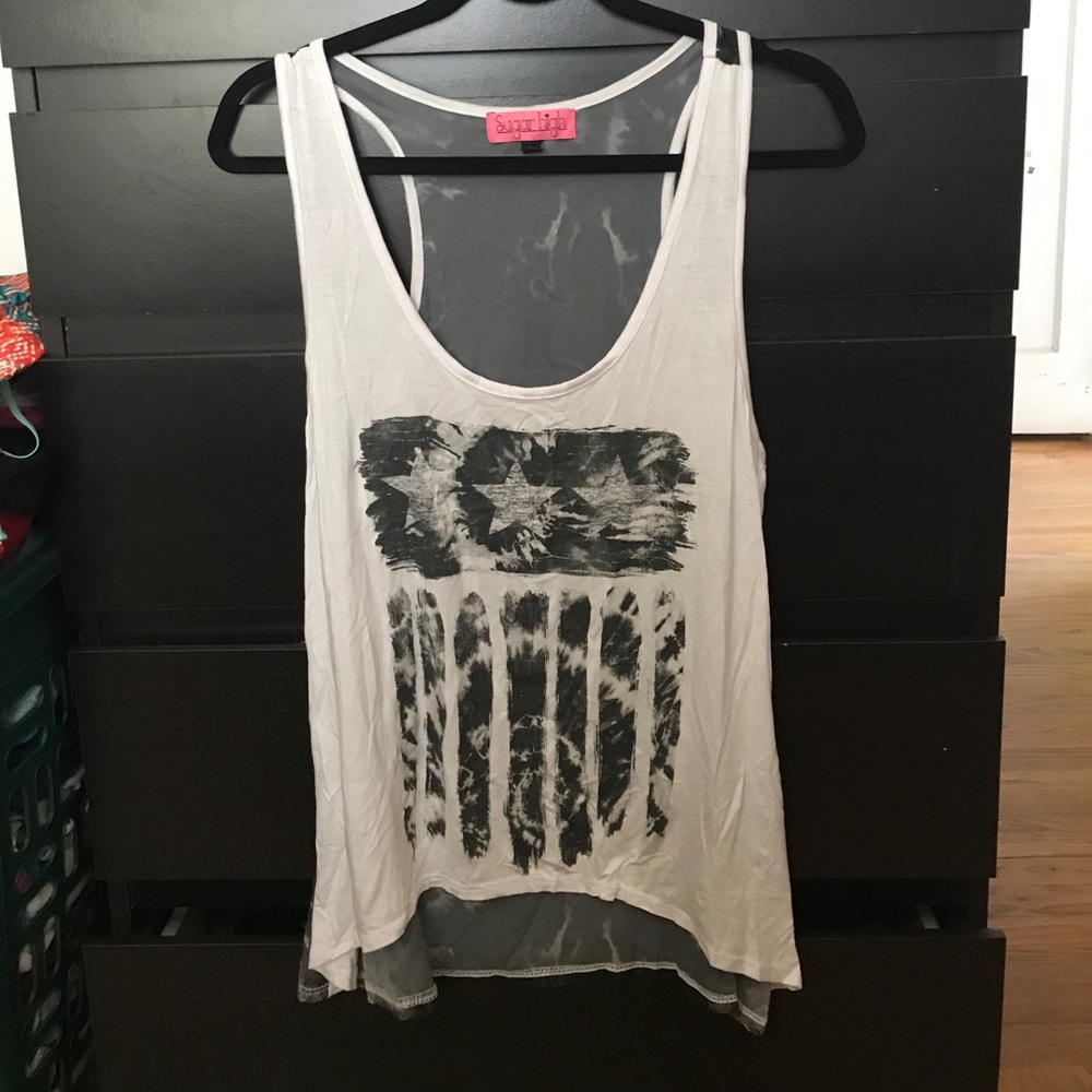 Printed tank top