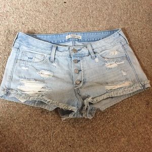 Denim cut- offs