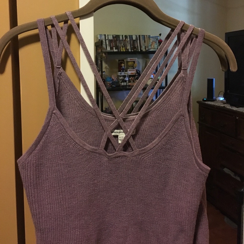 Knitted American Eagle Tank Top