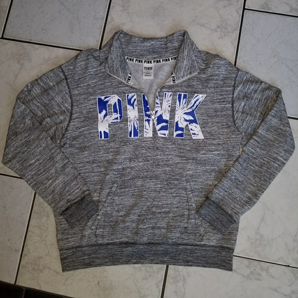 Like new vs pink tropical quarter zip - Picture 5 of 7