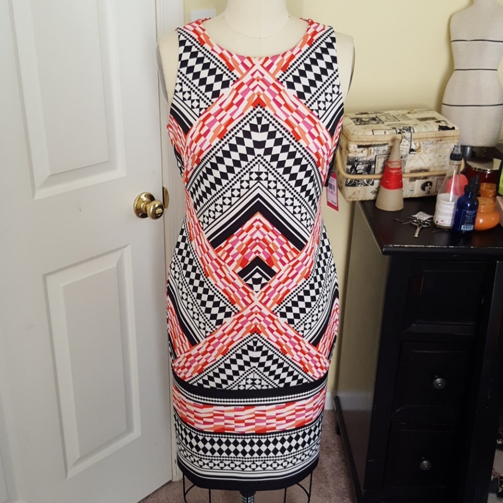 Vince Camuto print dress