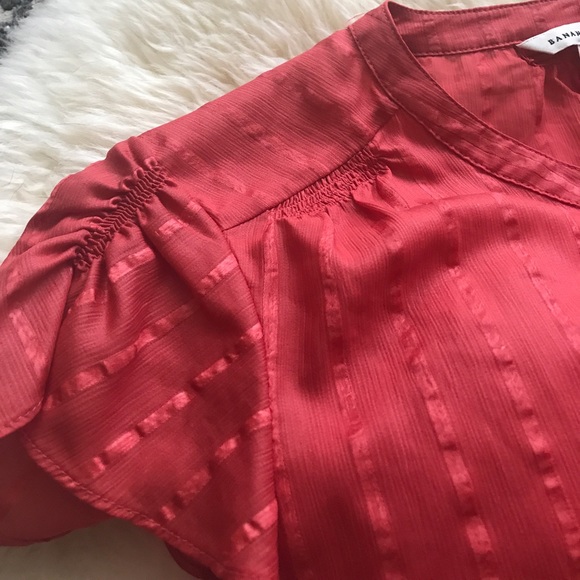 Banana Republic Tops - Silky coral top Banana Republic Tops - Silky coral top