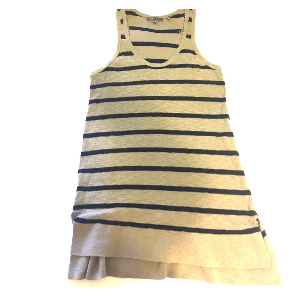 Vince scoop neck sweater tank