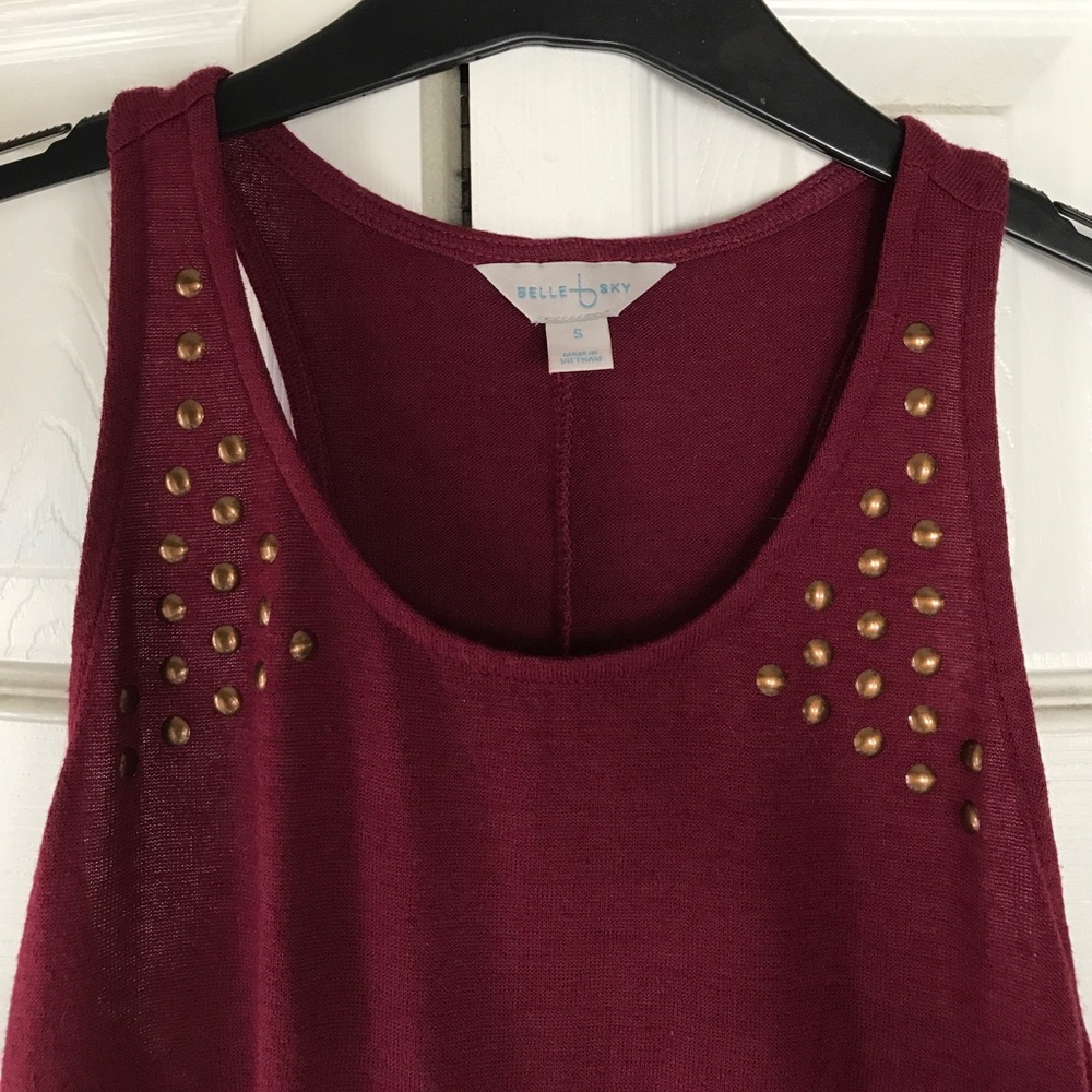 Jc Penney burgundy tank top NWT $26! - Picture 2 of 5