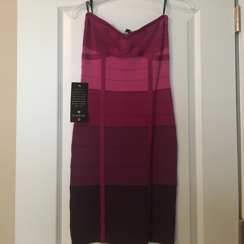 Bandage Ombré Tube Dress