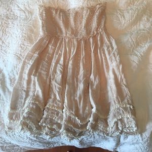 Free People light pink mini dress