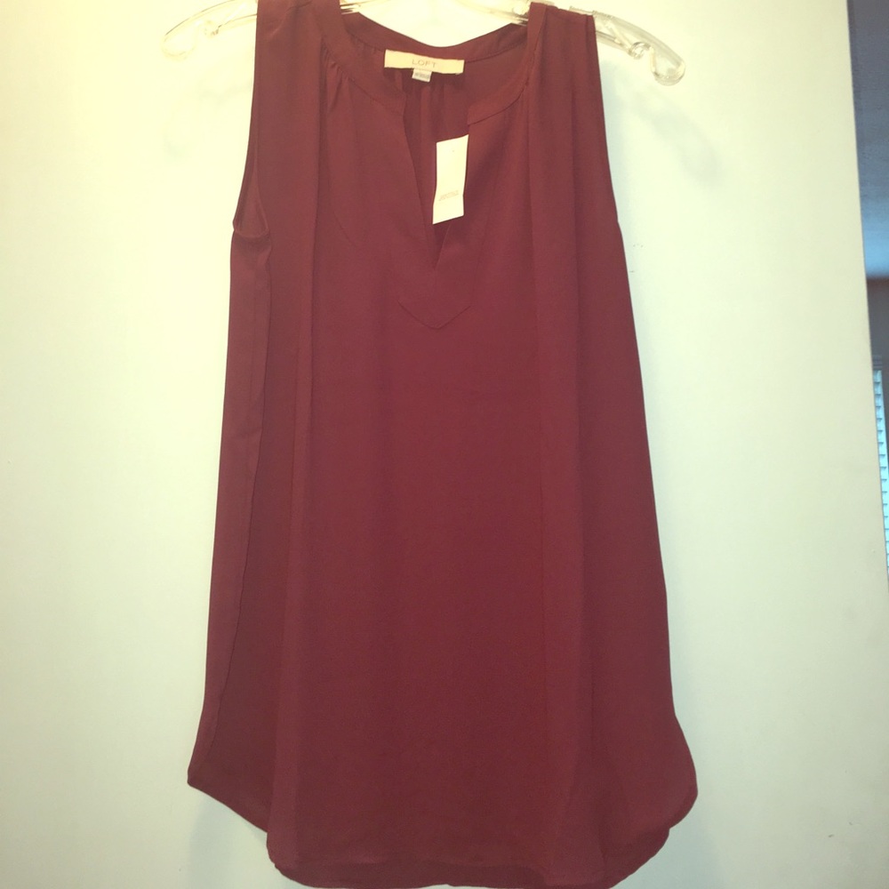 Split-neck shell tunic