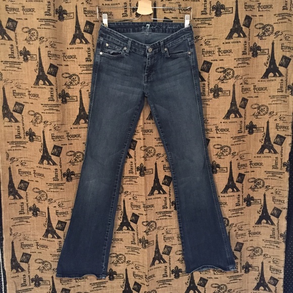 7 For All Man Kind A Pocket Boot Cut Size 29 - Picture 3 of 6