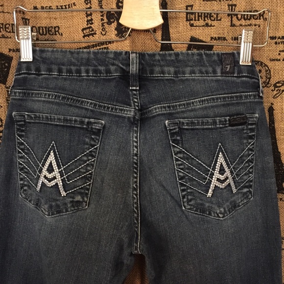 7 For All Man Kind A Pocket Boot Cut Size 29 - Picture 2 of 6