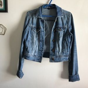 crop jean jacket