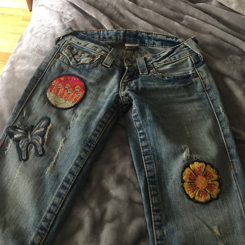 Vintage patches true religion jeans