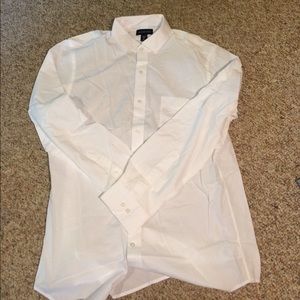 Lands end white button down nwt