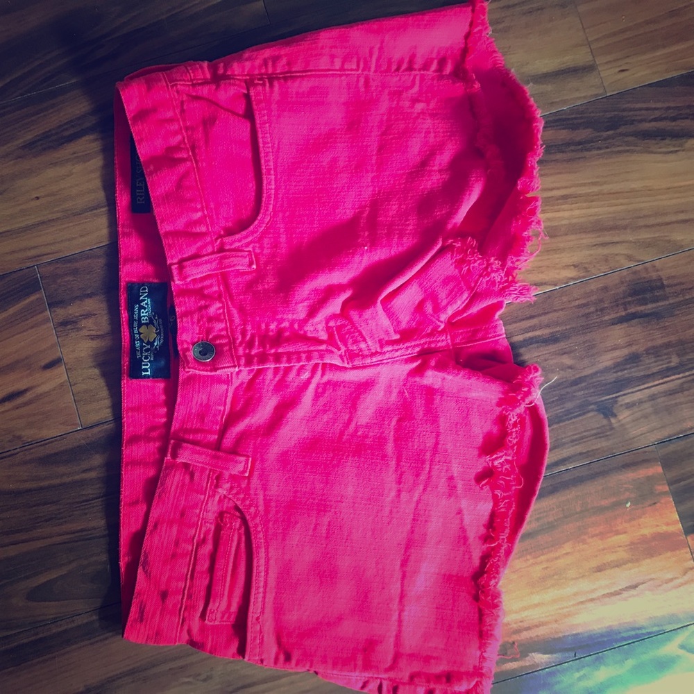 Lucky brand pink shorts Size 2/26 RILEY SHORT