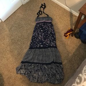 Floral Print Maxi Dress