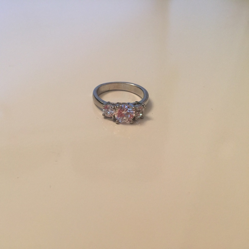 Faux Diamond Wedding fashion ring