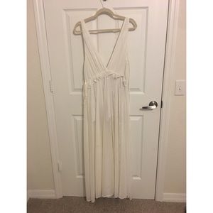 White Lace Maxi w Romper