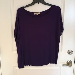 Deep purple blouse
