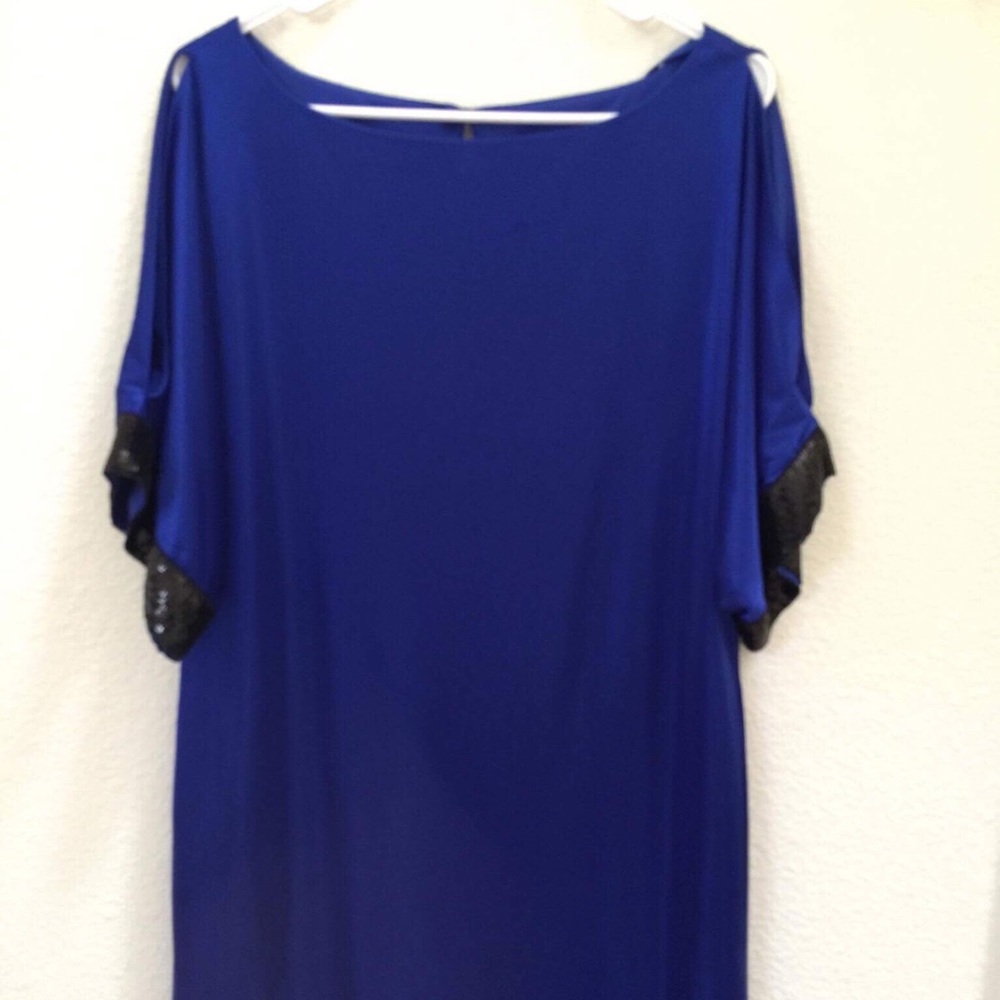 Silk Royal Blue Dress