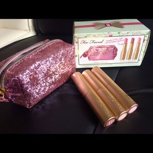 Too Faced Xmas La Creme Limited Edition lipsticks